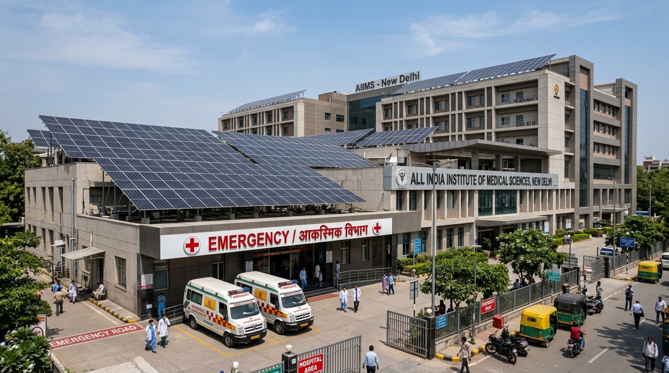 8 kWp Healthcare Hospital Solar System Kottayam