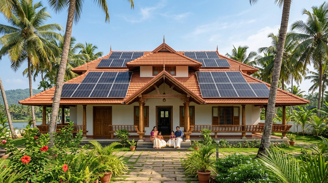 Domestic Rooftop Solar Home Kerala