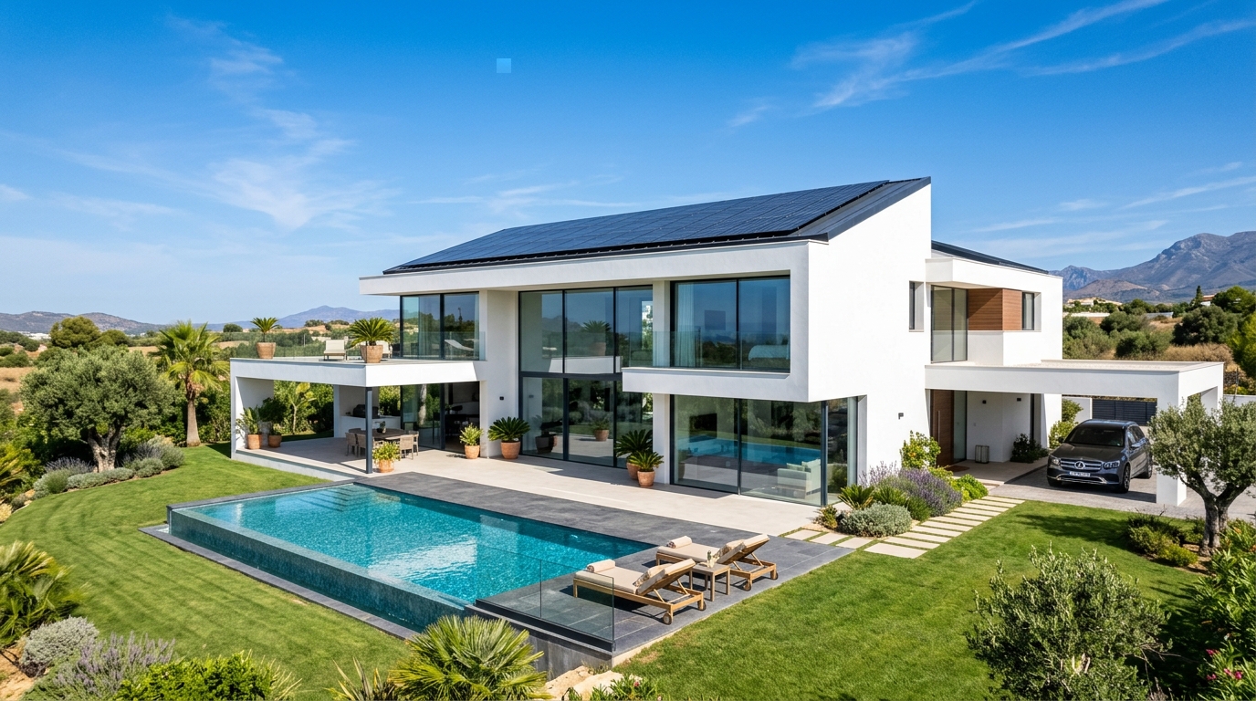 10 kWp Luxury Villa Solar System Kowdiar